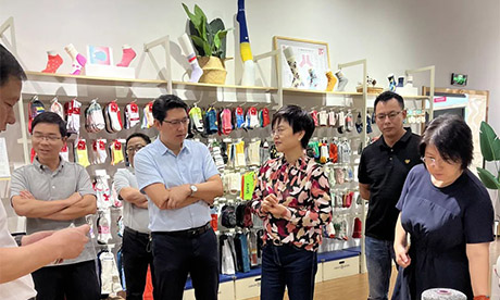 Experts from Zhejiang Textile Engineering Society Visited JASAN Jiangshan Base